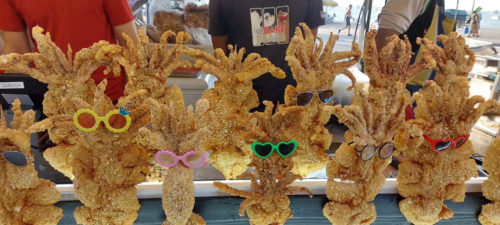 Stalls at Pattaya Beach