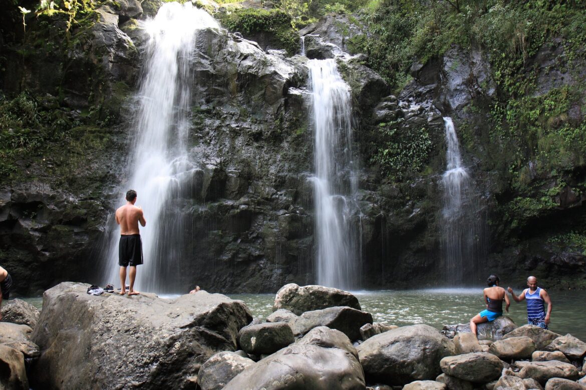 Upper Waikani Falls