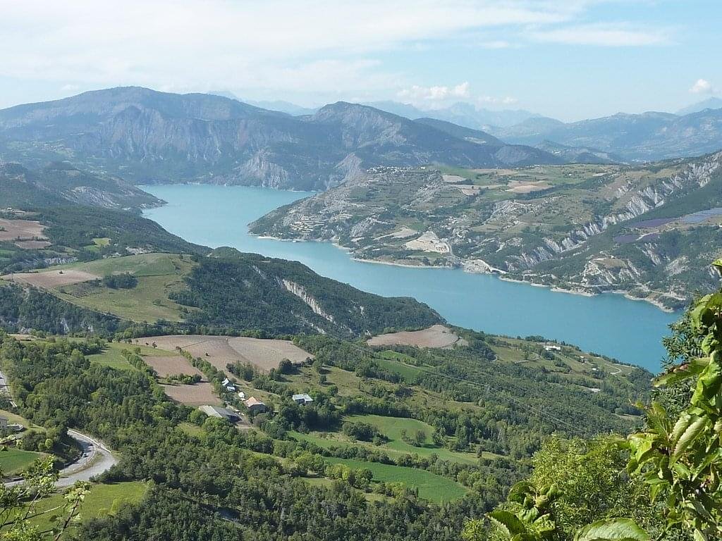 Lakes in France, Lake of Serre-Ponçon (Lac de Serre-Ponçon)